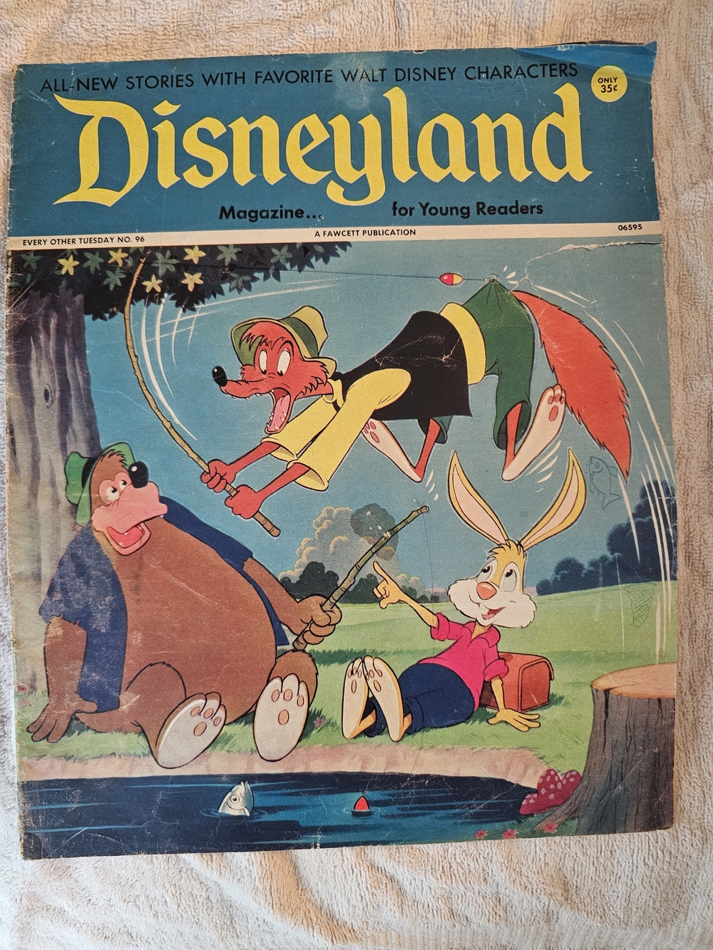 Vintage Disneyland Magazine-Bare Rabbit And Song Of The South Cover 1974